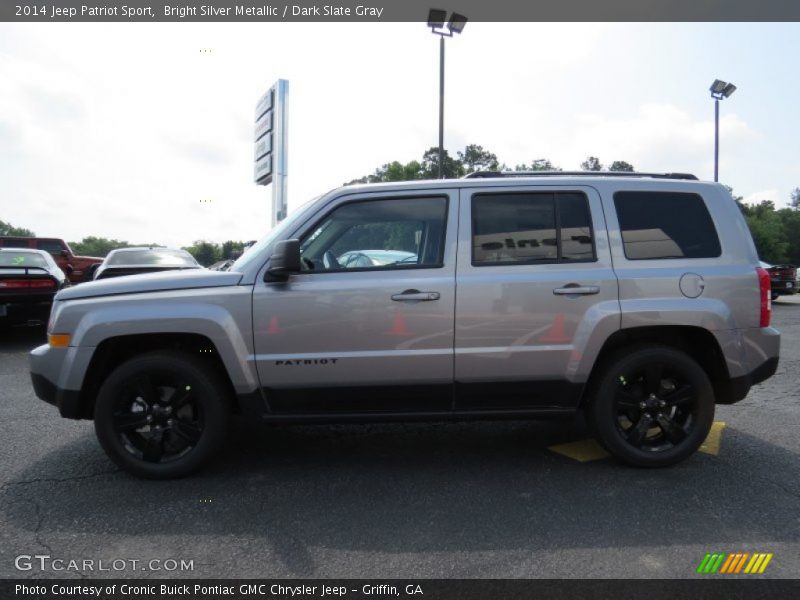 Bright Silver Metallic / Dark Slate Gray 2014 Jeep Patriot Sport