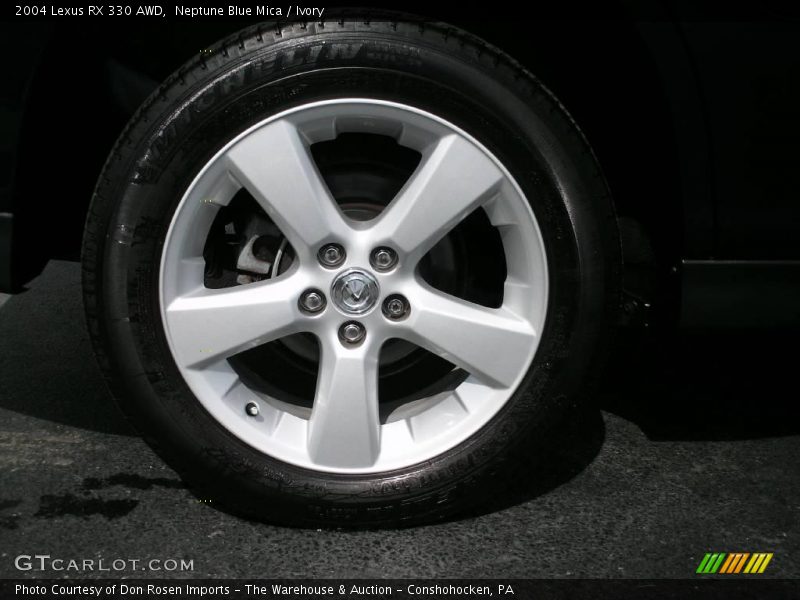 Neptune Blue Mica / Ivory 2004 Lexus RX 330 AWD