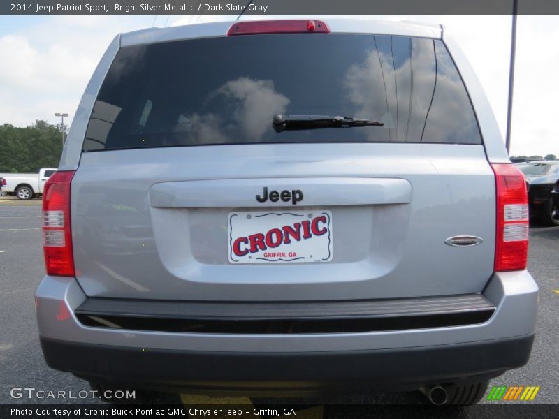 Bright Silver Metallic / Dark Slate Gray 2014 Jeep Patriot Sport