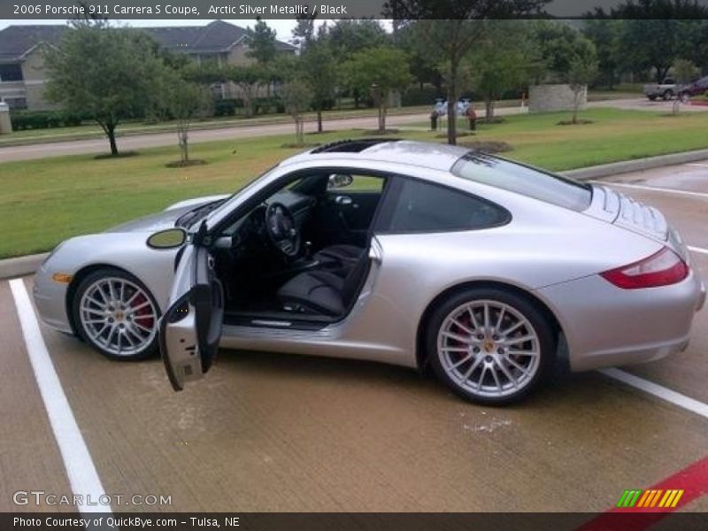 Arctic Silver Metallic / Black 2006 Porsche 911 Carrera S Coupe