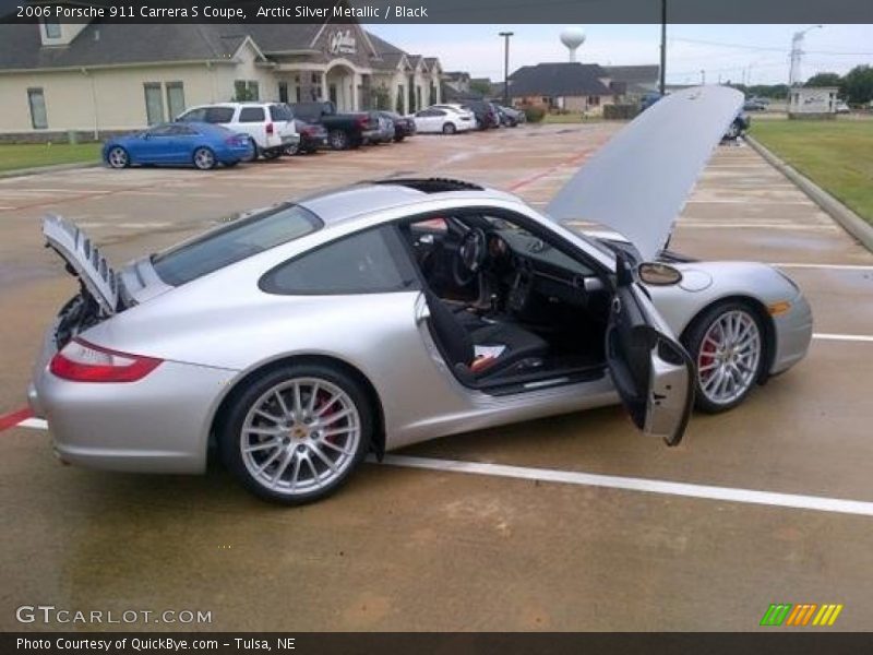 Arctic Silver Metallic / Black 2006 Porsche 911 Carrera S Coupe