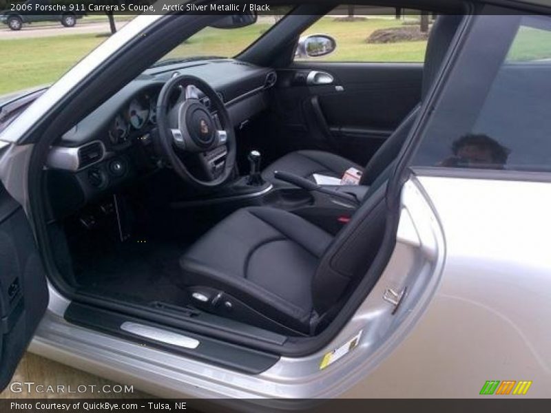 Arctic Silver Metallic / Black 2006 Porsche 911 Carrera S Coupe