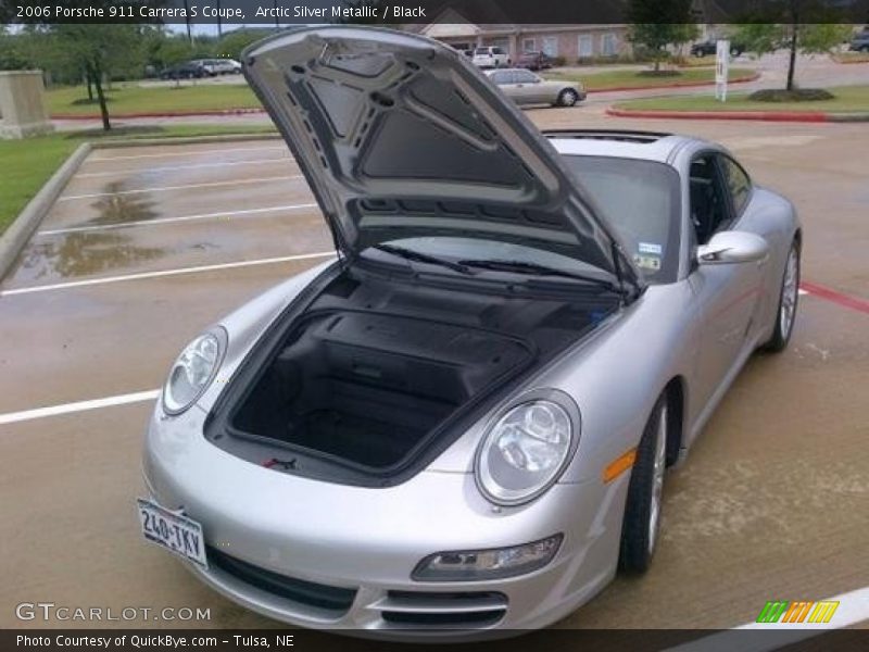 Arctic Silver Metallic / Black 2006 Porsche 911 Carrera S Coupe