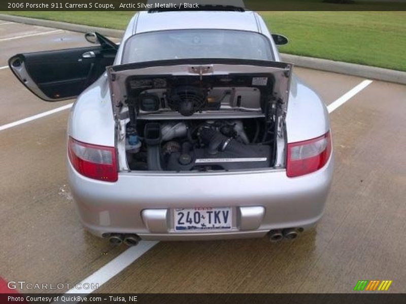 Arctic Silver Metallic / Black 2006 Porsche 911 Carrera S Coupe