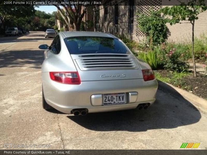 Arctic Silver Metallic / Black 2006 Porsche 911 Carrera S Coupe