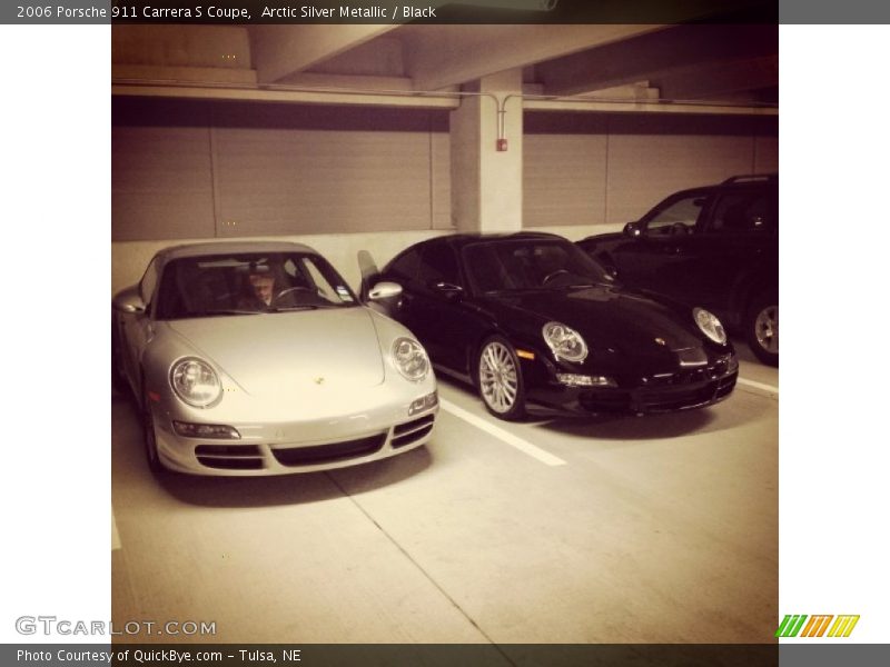 Arctic Silver Metallic / Black 2006 Porsche 911 Carrera S Coupe