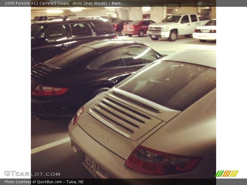 Arctic Silver Metallic / Black 2006 Porsche 911 Carrera S Coupe