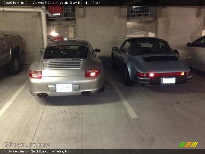 Arctic Silver Metallic / Black 2006 Porsche 911 Carrera S Coupe