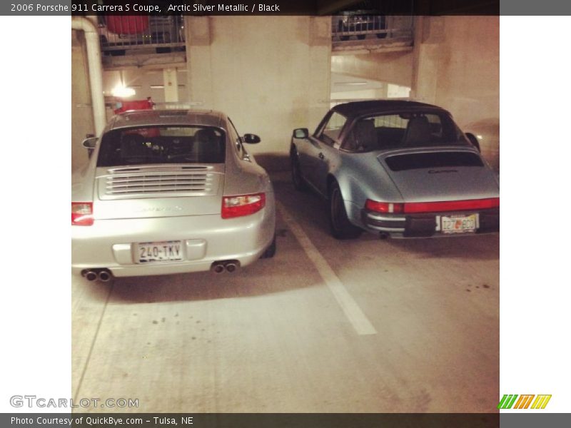 Arctic Silver Metallic / Black 2006 Porsche 911 Carrera S Coupe