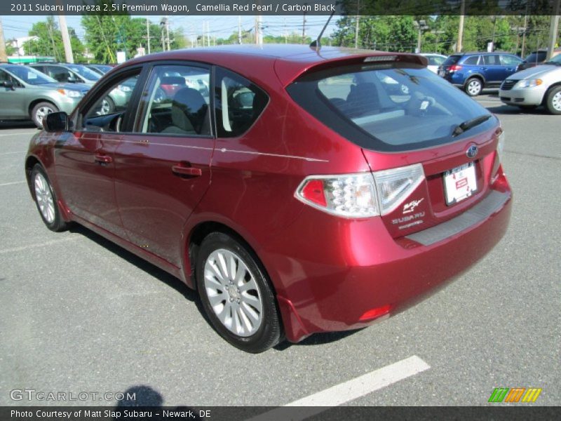 Camellia Red Pearl / Carbon Black 2011 Subaru Impreza 2.5i Premium Wagon