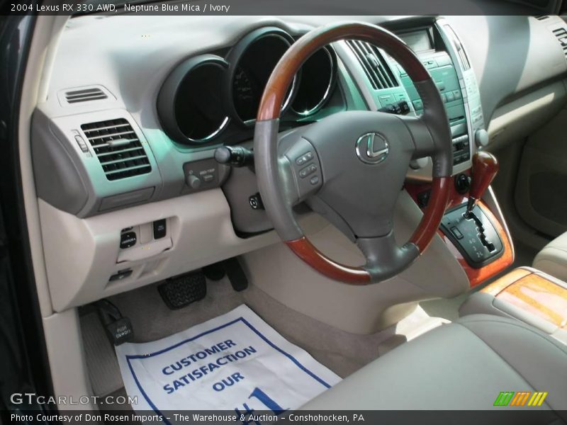 Neptune Blue Mica / Ivory 2004 Lexus RX 330 AWD