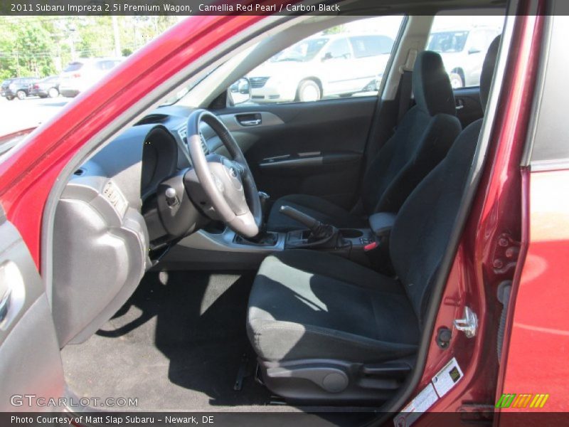 Camellia Red Pearl / Carbon Black 2011 Subaru Impreza 2.5i Premium Wagon