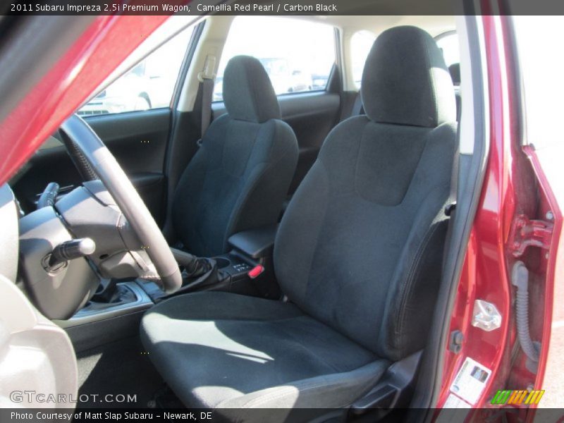 Camellia Red Pearl / Carbon Black 2011 Subaru Impreza 2.5i Premium Wagon
