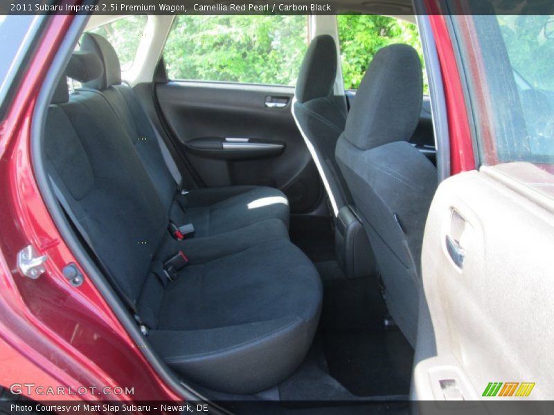 Camellia Red Pearl / Carbon Black 2011 Subaru Impreza 2.5i Premium Wagon