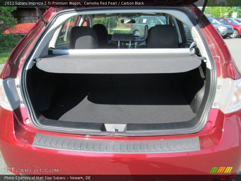 Camellia Red Pearl / Carbon Black 2011 Subaru Impreza 2.5i Premium Wagon