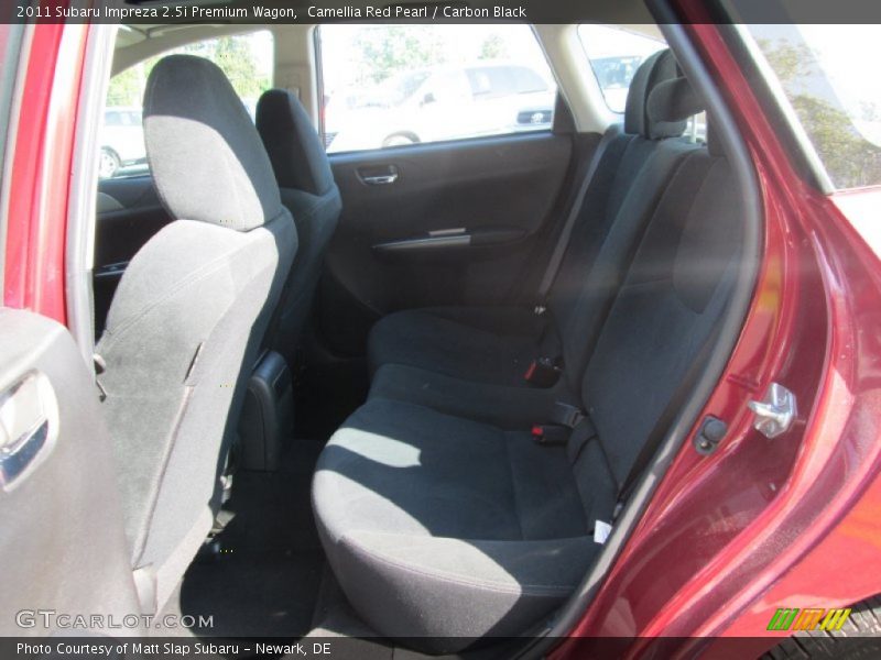 Camellia Red Pearl / Carbon Black 2011 Subaru Impreza 2.5i Premium Wagon