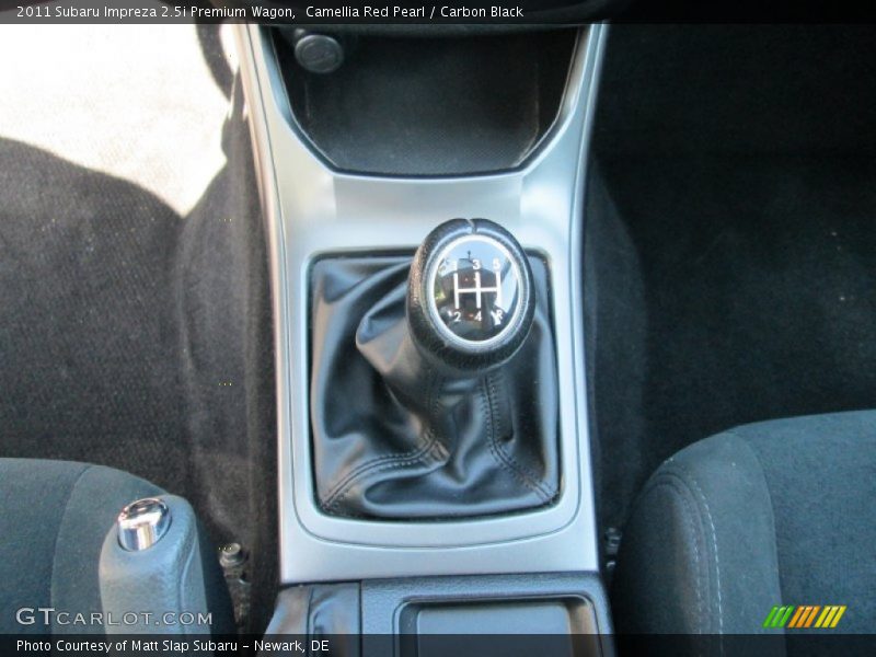 Camellia Red Pearl / Carbon Black 2011 Subaru Impreza 2.5i Premium Wagon