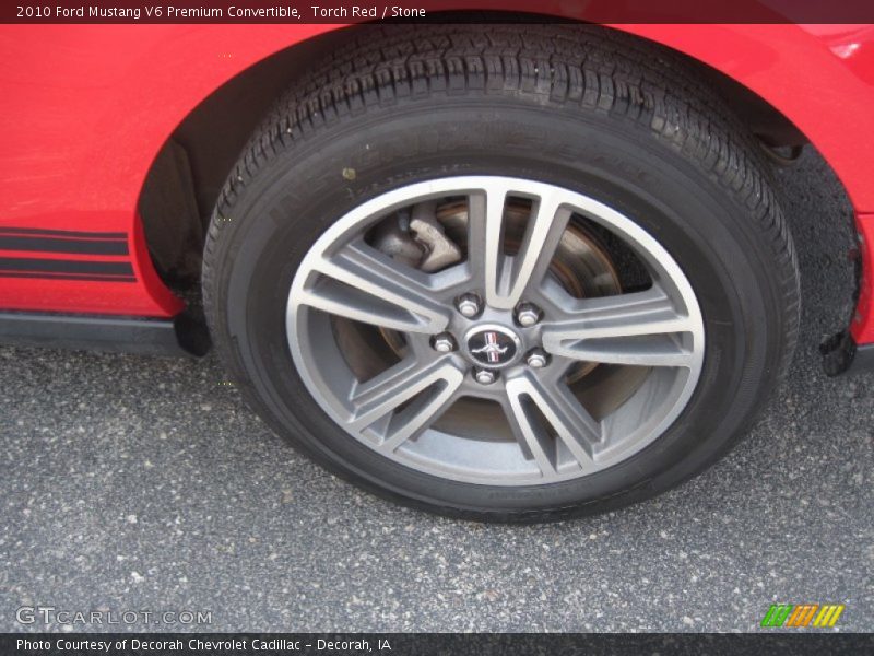 Torch Red / Stone 2010 Ford Mustang V6 Premium Convertible