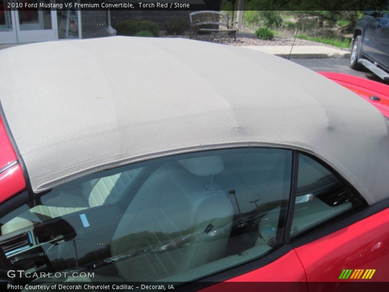 Torch Red / Stone 2010 Ford Mustang V6 Premium Convertible
