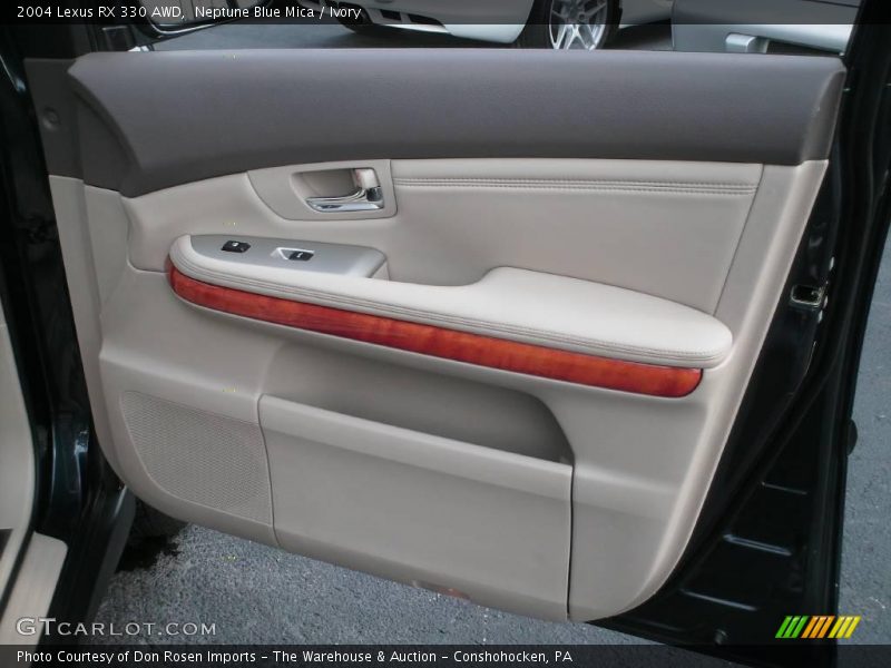 Neptune Blue Mica / Ivory 2004 Lexus RX 330 AWD
