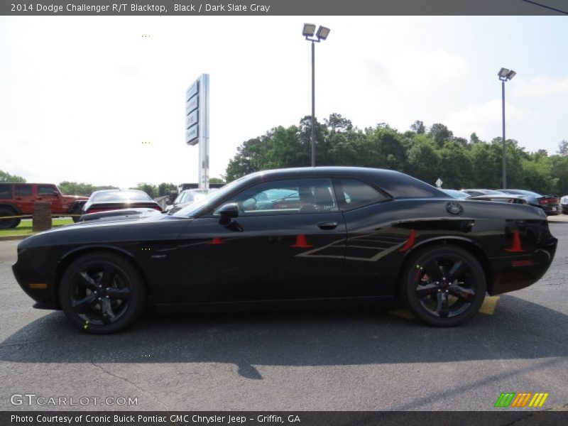 Black / Dark Slate Gray 2014 Dodge Challenger R/T Blacktop
