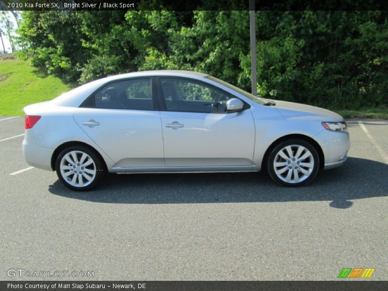 Bright Silver / Black Sport 2010 Kia Forte SX