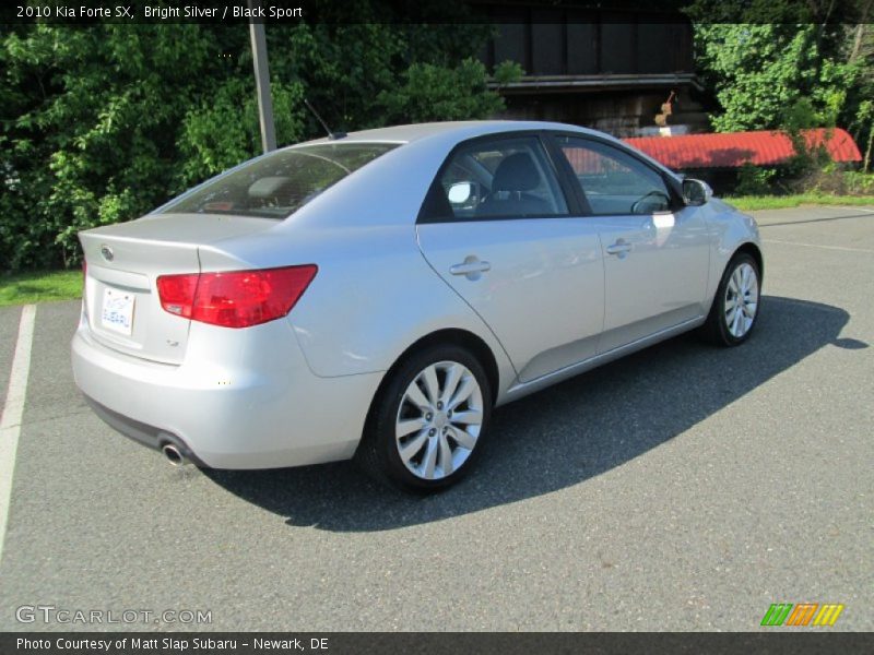 Bright Silver / Black Sport 2010 Kia Forte SX