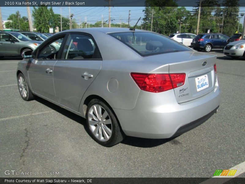 Bright Silver / Black Sport 2010 Kia Forte SX