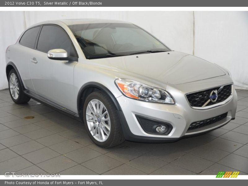 Silver Metallic / Off Black/Blonde 2012 Volvo C30 T5