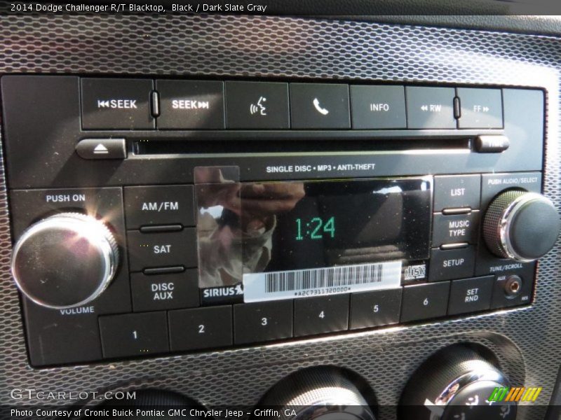 Black / Dark Slate Gray 2014 Dodge Challenger R/T Blacktop