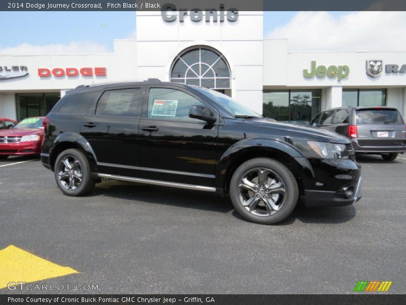 Pitch Black / Black 2014 Dodge Journey Crossroad