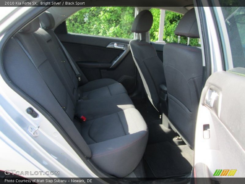 Bright Silver / Black Sport 2010 Kia Forte SX