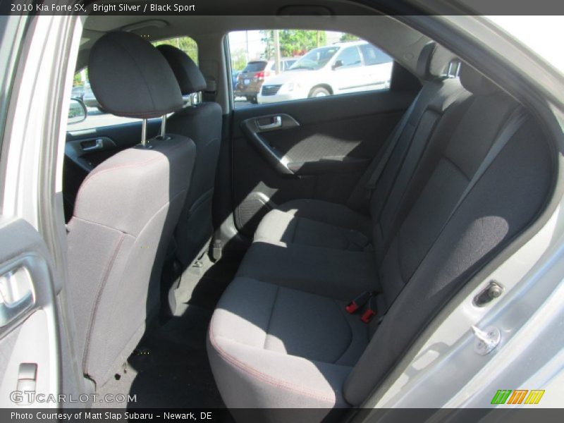 Bright Silver / Black Sport 2010 Kia Forte SX