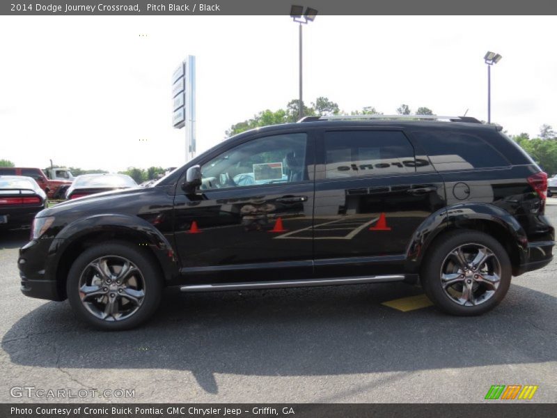Pitch Black / Black 2014 Dodge Journey Crossroad