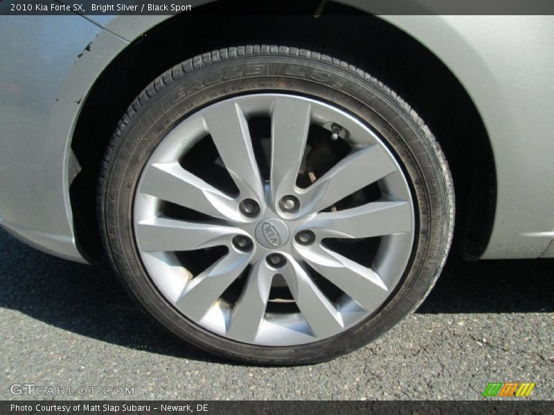 Bright Silver / Black Sport 2010 Kia Forte SX