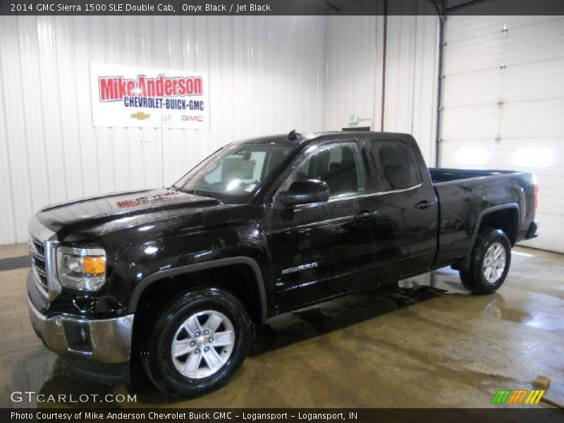 Onyx Black / Jet Black 2014 GMC Sierra 1500 SLE Double Cab