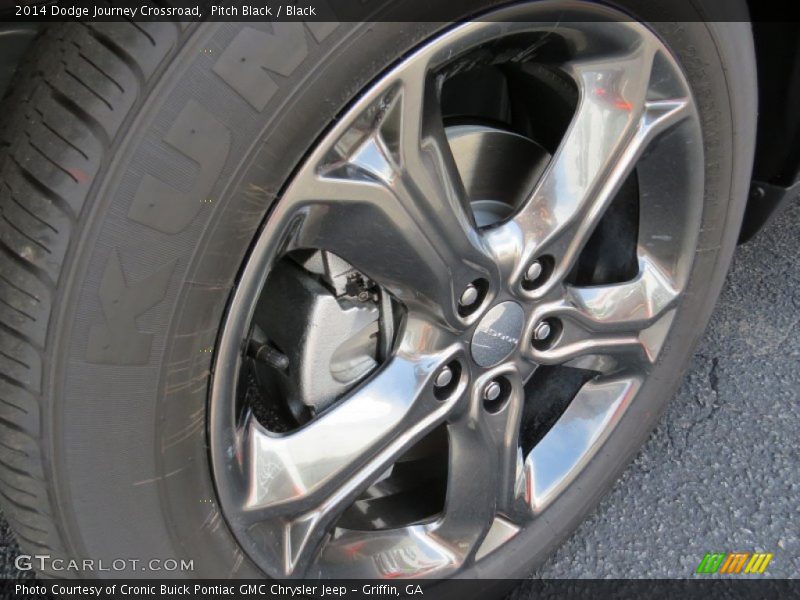 Pitch Black / Black 2014 Dodge Journey Crossroad