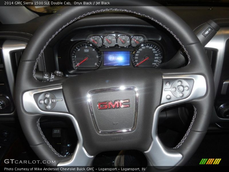 Onyx Black / Jet Black 2014 GMC Sierra 1500 SLE Double Cab