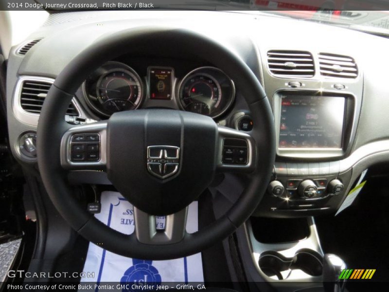 Pitch Black / Black 2014 Dodge Journey Crossroad