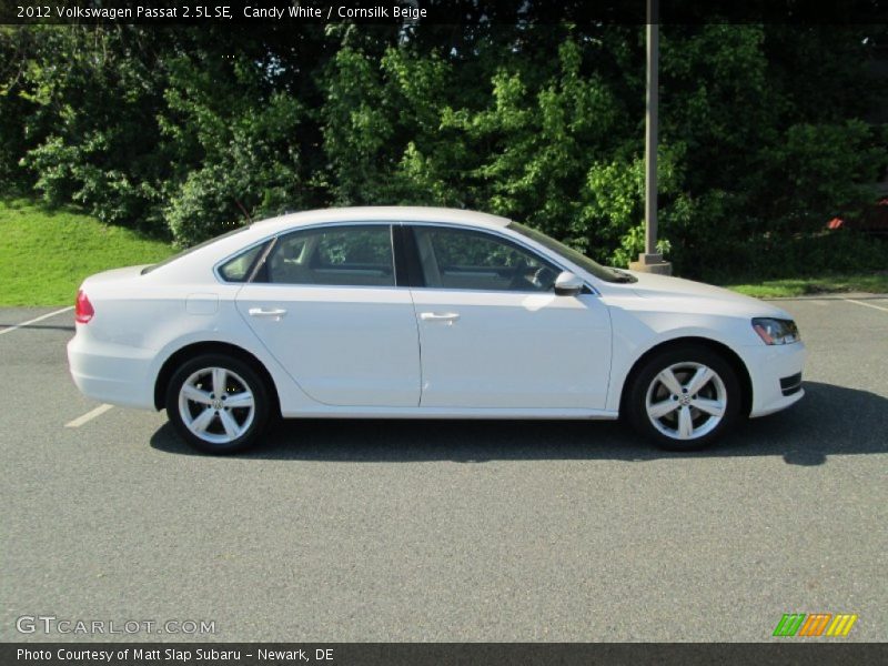 Candy White / Cornsilk Beige 2012 Volkswagen Passat 2.5L SE