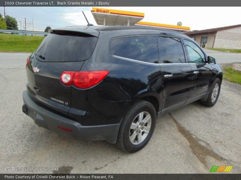 Black Granite Metallic / Ebony 2009 Chevrolet Traverse LT