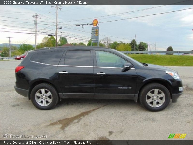 Black Granite Metallic / Ebony 2009 Chevrolet Traverse LT