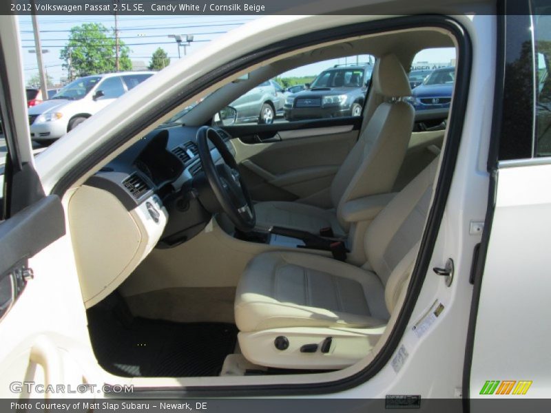Candy White / Cornsilk Beige 2012 Volkswagen Passat 2.5L SE