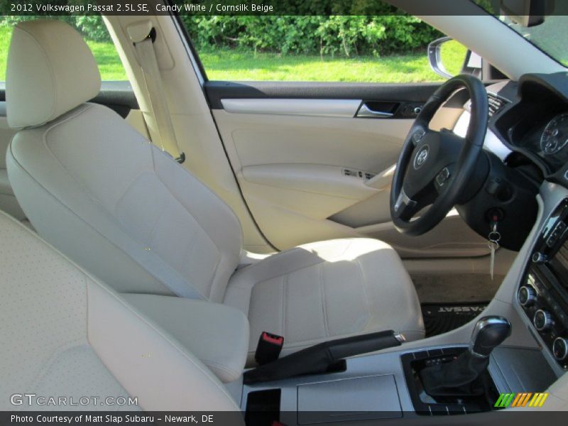 Candy White / Cornsilk Beige 2012 Volkswagen Passat 2.5L SE