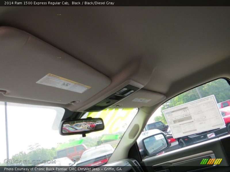 Black / Black/Diesel Gray 2014 Ram 1500 Express Regular Cab