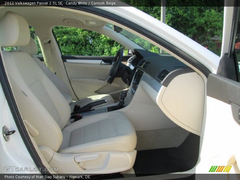 Candy White / Cornsilk Beige 2012 Volkswagen Passat 2.5L SE