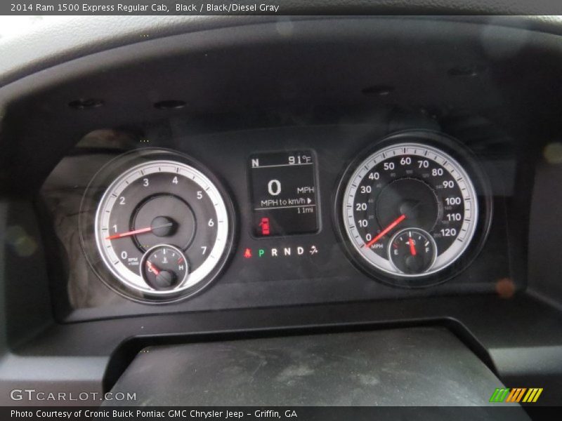Black / Black/Diesel Gray 2014 Ram 1500 Express Regular Cab