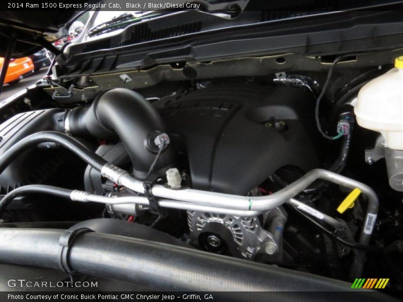 Black / Black/Diesel Gray 2014 Ram 1500 Express Regular Cab