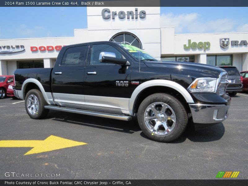Black / Black 2014 Ram 1500 Laramie Crew Cab 4x4