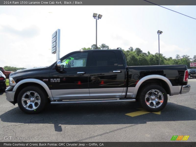 Black / Black 2014 Ram 1500 Laramie Crew Cab 4x4